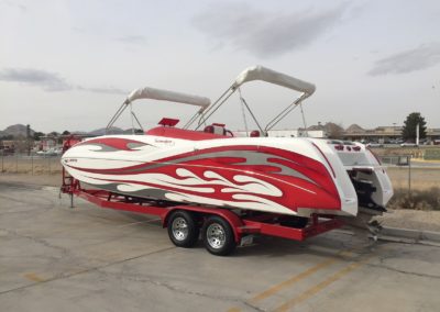 2016 Domn8er Deck Boat **40 Hours** 600 HP with SCX Drive..SOLD